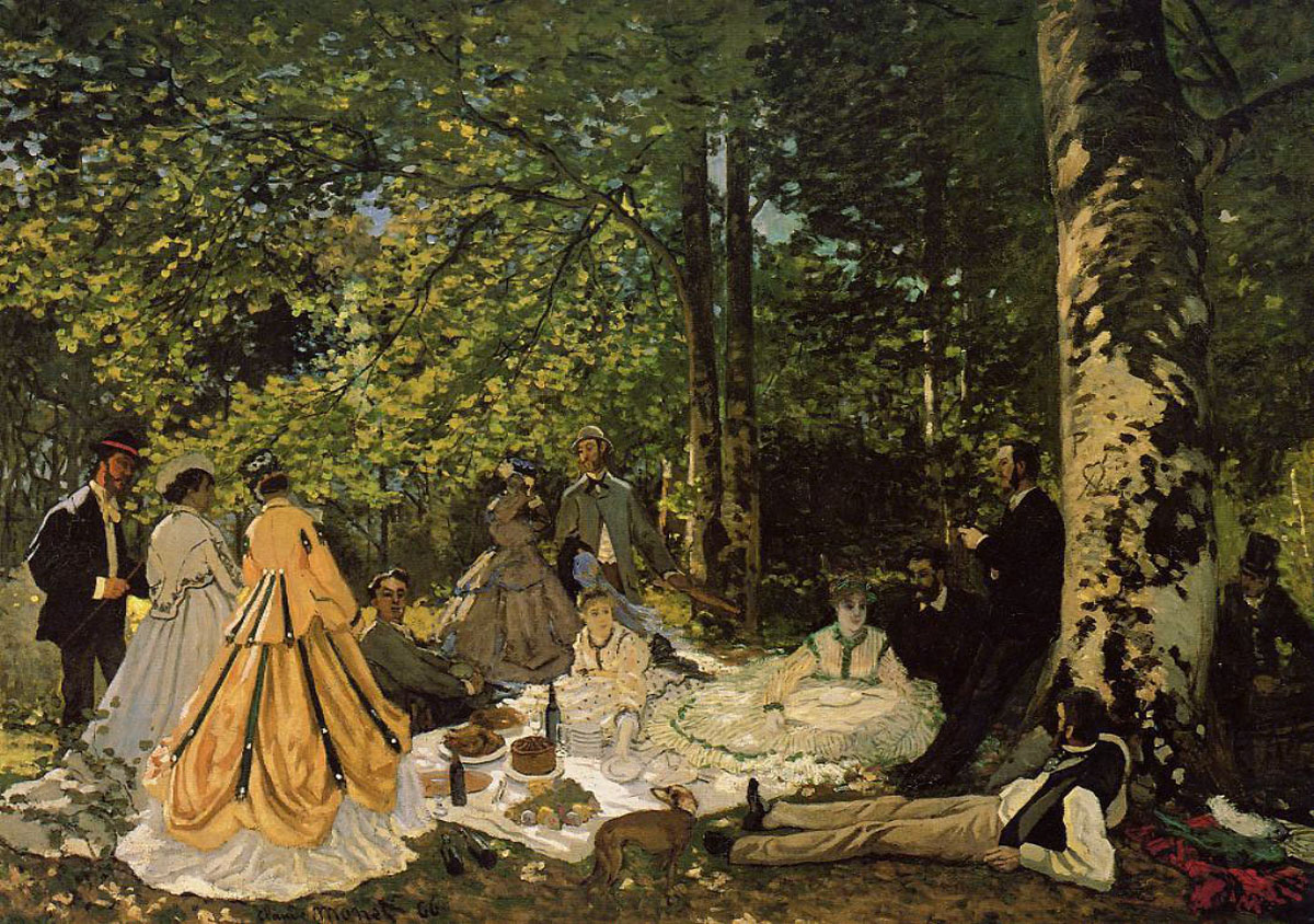 Dejeuner sur l'herbe Monet