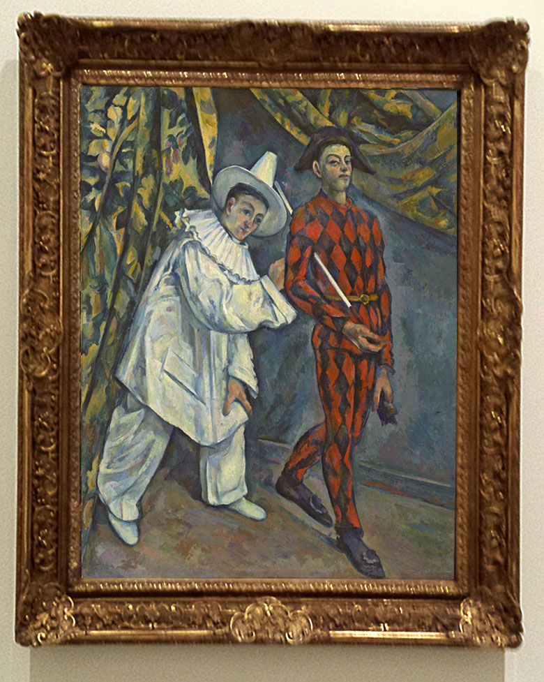 Pierrot et Arlequin - Cezanne